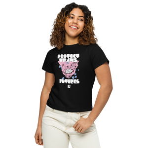 Protect Trans Futures by Elaine Ponce: Women’s high-waisted t-shirt