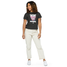 Load image into Gallery viewer, Protect Trans Futures by Elaine Ponce: Women’s high-waisted t-shirt
