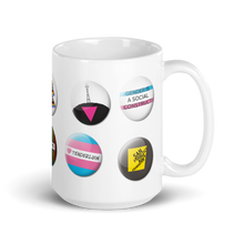 Load image into Gallery viewer, Pride Button Collection mug
