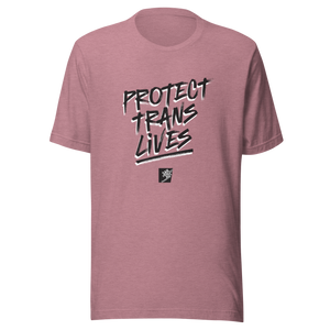 Protect Trans Lives gender neutral t-shirt
