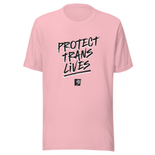 Load image into Gallery viewer, Protect Trans Lives gender neutral t-shirt
