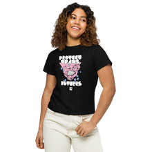 Load image into Gallery viewer, Protect Trans Futures by Elaine Ponce: Women’s high-waisted t-shirt

