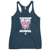 Load image into Gallery viewer, Protect Trans Futures by Elaine Ponce: Women&#39;s Racerback Tank
