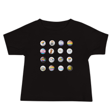 Load image into Gallery viewer, Pride Button Collection Baby Short Sleeve Tee
