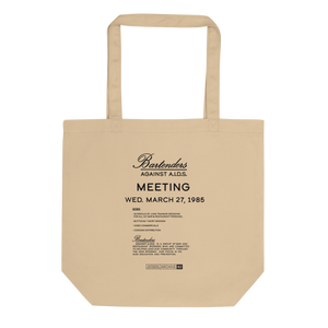 Archive 82: Bartenders Against AIDS Eco Tote Bag