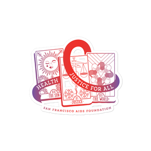 World AIDS Day, Radiant Tarot Reading Sticker