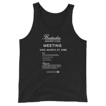 Load image into Gallery viewer, Archive 82: Bartenders Against AIDS Gender Neutral Tank Top
