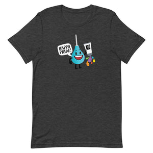 Pride with Rainbow Lube Douchie: Gender Neutral T-Shirt