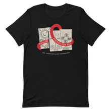 Load image into Gallery viewer, World AIDS Day, Tarot Reading + AIDS Awareness Ribbon Gender Neutral T-Shirt
