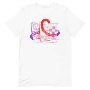 World AIDS Day, Radiant Tarot Reading + AIDS Awareness Ribbon Gender Neutral T-Shirt