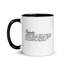 Load image into Gallery viewer, Archive 82: Bartenders Against AIDS Mug with Color Inside
